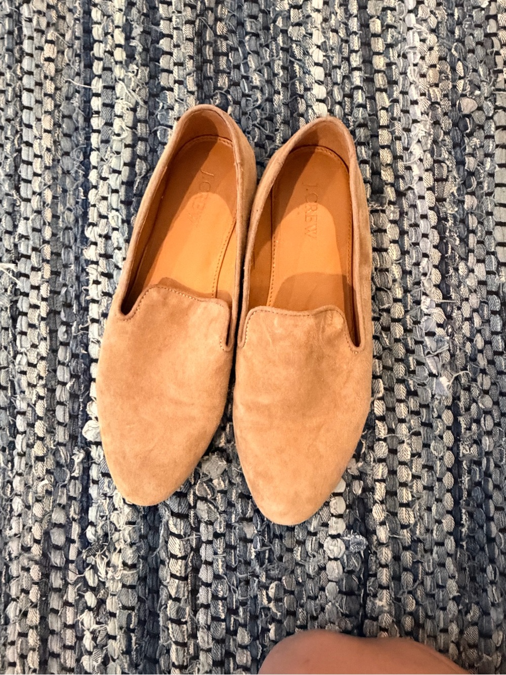 J. Crew | Taupe Suede Slip-On Loafers (7)